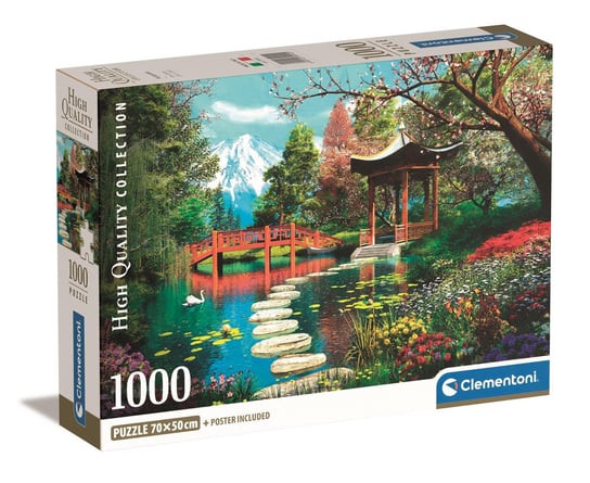Clementoni, Puzzle, Compact Box, Fuji Garden, 1000 el. Clementoni