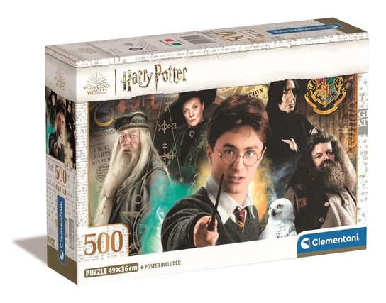 Clementoni, Puzzle, Compact Box,  Harry Potter, 500 el. Clementoni