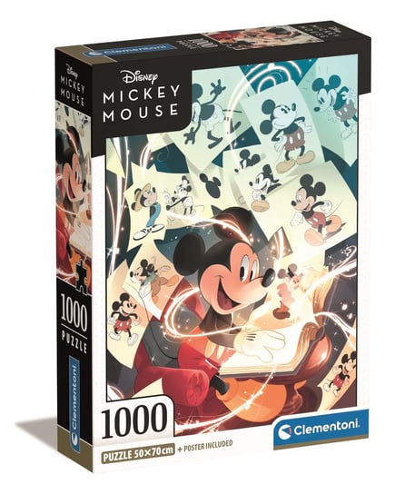 Clementoni, Puzzle, Compact Box, Mickey Mouse Celebration, 1000 el. Clementoni
