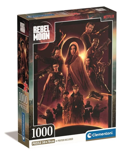 Clementoni, Puzzle, Compact Box, Netflix Rebel Moon, 1000 el. Clementoni