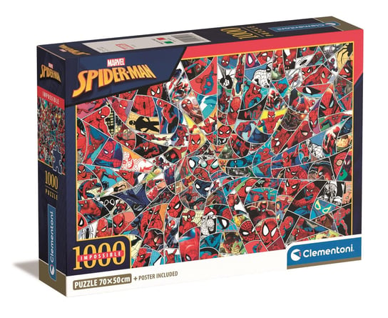 Clementoni, Puzzle, Compact Box,  Spider-Man, 1000 el. Clementoni