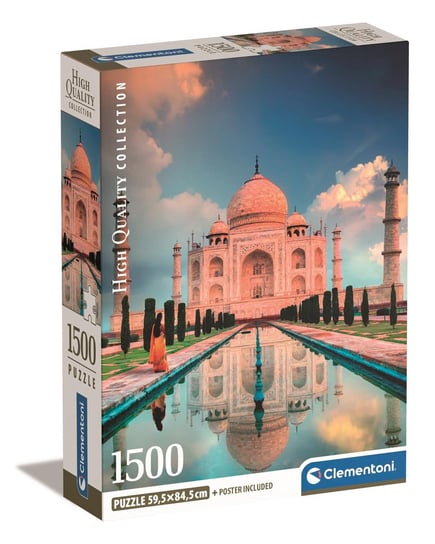 Clementoni, Puzzle, Compact Box, Taj Mahal, 1500 el. Clementoni