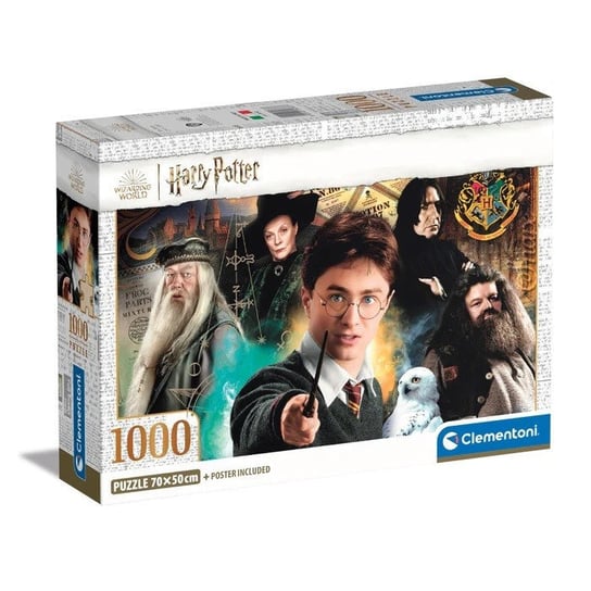 Clementoni, puzzle, Compact Harry Potter, 1000 el. Clementoni