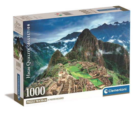 Clementoni, puzzle, Compact, Machu Picchu, 1000 el. Clementoni