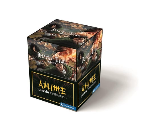 Clementoni, puzzle, Cube Anime Collection, Attack on Titans, 500 el. Clementoni
