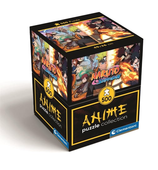 Clementoni, Puzzle, Cubes, Anime Naruto Shippuden, 500 el. Clementoni