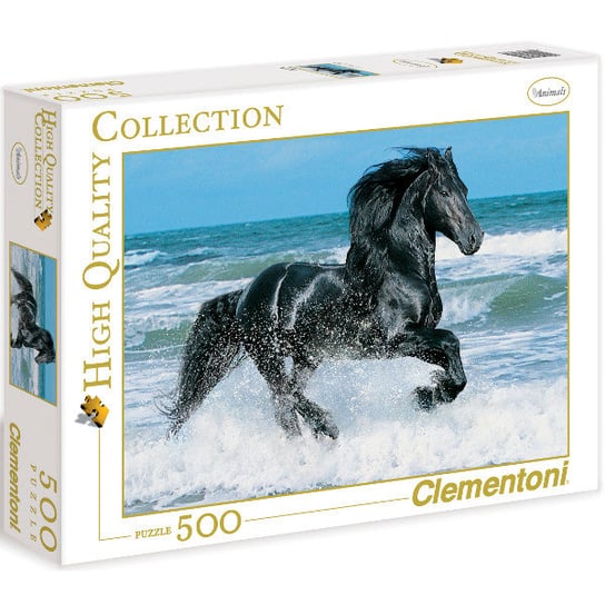 Clementoni, puzzle, Czarny Koń, 500 el. Clementoni