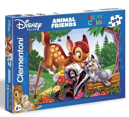 Clementoni, puzzle, Disney, Bambi, 104 el. Clementoni