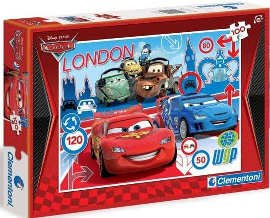 Clementoni, puzzle, Disney, Cars 2, 100 el. Clementoni
