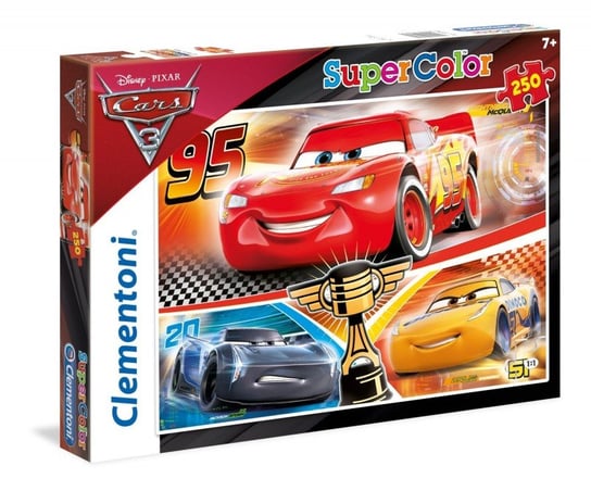 Clementoni, puzzle, Disney, Cars 3, 250 el. Clementoni