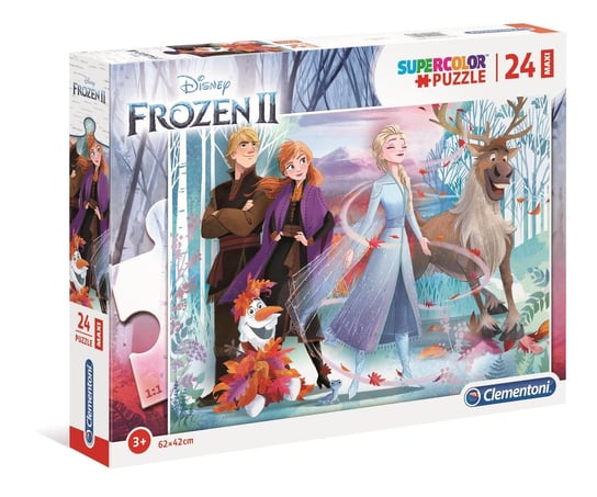 Clementoni, puzzle, Disney, Frozen 2, Maxi, 24 el. Clementoni