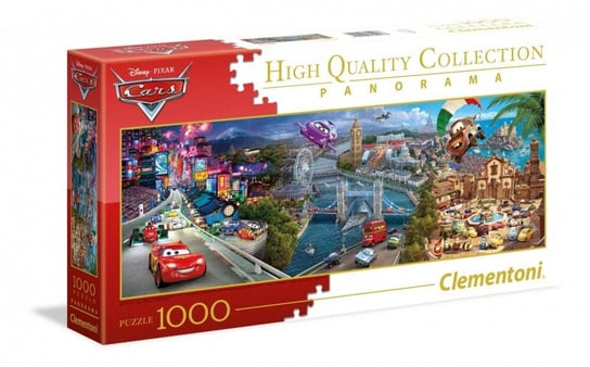Clementoni, puzzle, Disney, High Quality, Auta, 1000 el. Clementoni