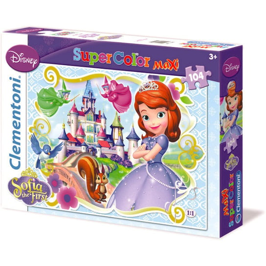 Clementoni, puzzle, Disney, Jej Wysokość Zosia, 104 el. Clementoni
