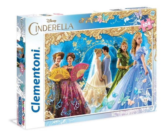 Clementoni, puzzle, Disney, Kopciuszek, 104 el. Clementoni