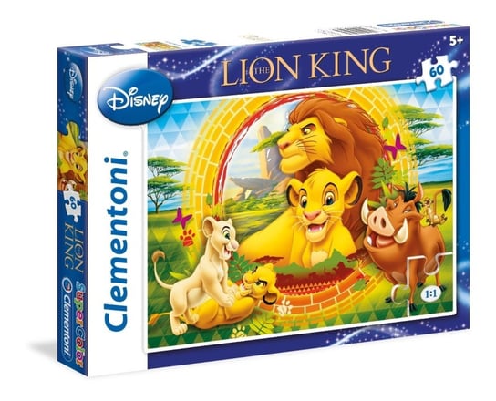 Clementoni, puzzle, Disney, Król Lew, 60 el. Clementoni