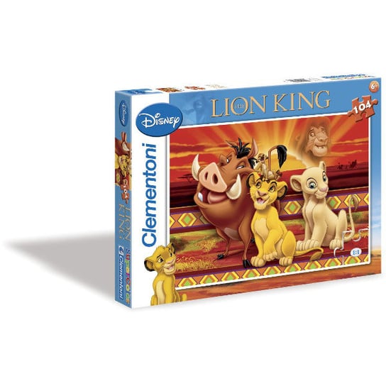 Clementoni, puzzle, Disney, Król Lew, Najlepsi przyjaciele, 104 el. Clementoni