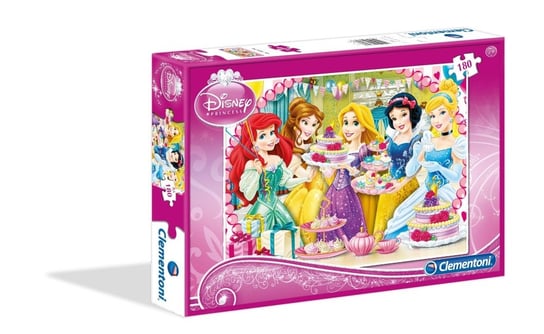 Clementoni, puzzle, Disney, Księżniczki, 180 el. Clementoni