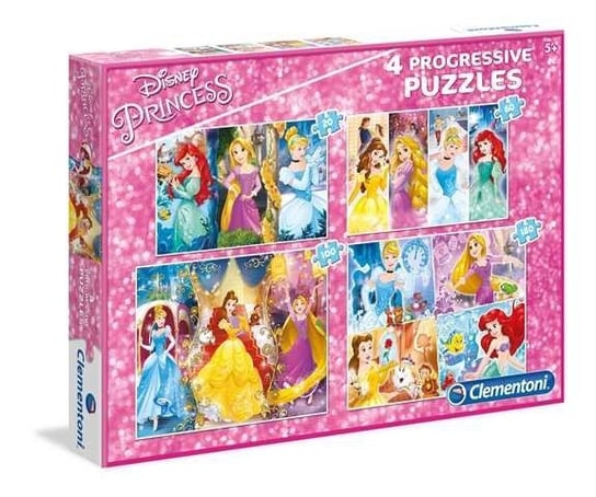 Clementoni, puzzle, Disney, Księżniczki, 20/60/100/180 el. Clementoni