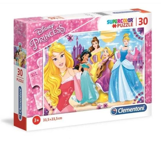 Clementoni, puzzle, Disney, Księżniczki, 30 el. Clementoni