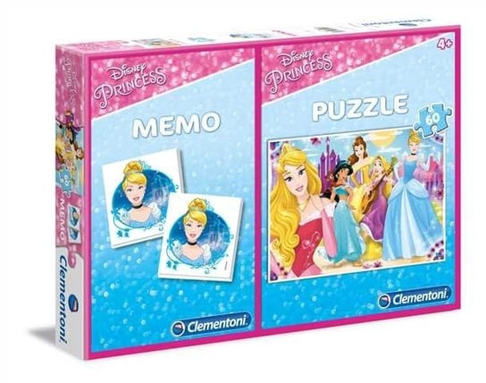 Clementoni, puzzle, Disney, Księżniczki, 60 el. Clementoni
