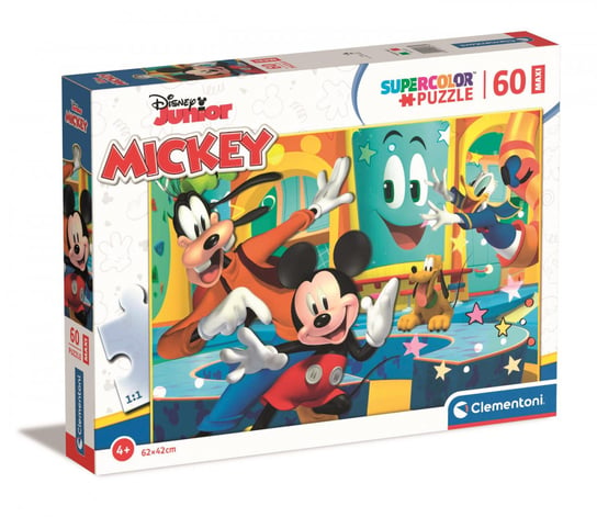 Clementoni, puzzle, Disney, Maxi Mickey, 60 el. Clementoni