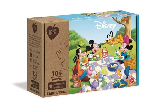 Clementoni, puzzle, Disney, Mickey Classic, 104 el. Clementoni