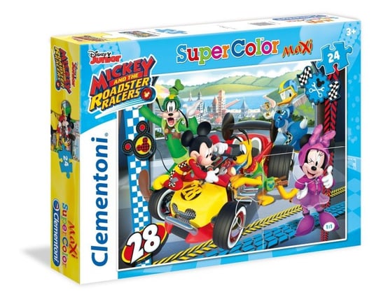 Clementoni, puzzle, Disney, Mickey & Roadster Racers, 24 el. Clementoni