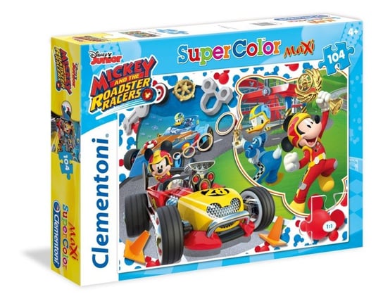 Clementoni, puzzle, Disney, Mickey & The Road Race, 104 el. Clementoni