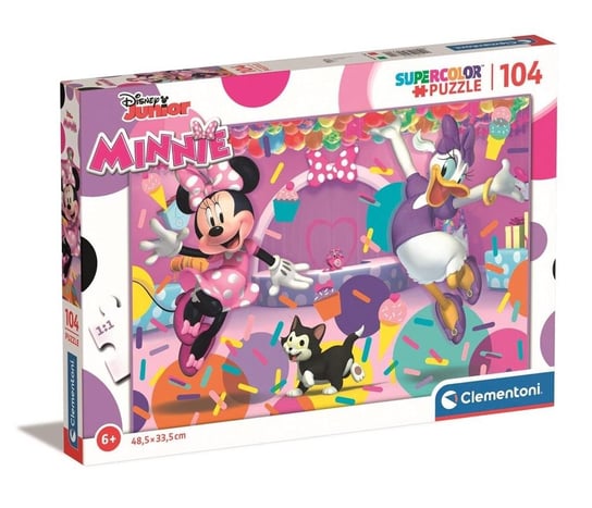 Clementoni, puzzle, Disney, Minnie Mouse, 104 el. Clementoni