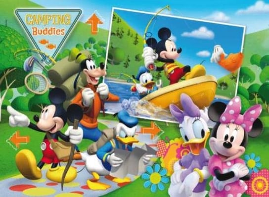 Clementoni, puzzle, Disney, Myszka Miki i Przyjaciele, Klub Myszki Miki, 180 el. Clementoni