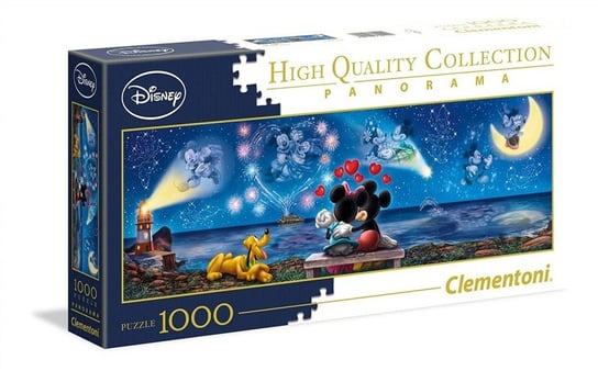 Clementoni, puzzle, Disney, Myszka Miki i Przyjaciele, Miki i Minnie, 1000 el. Clementoni