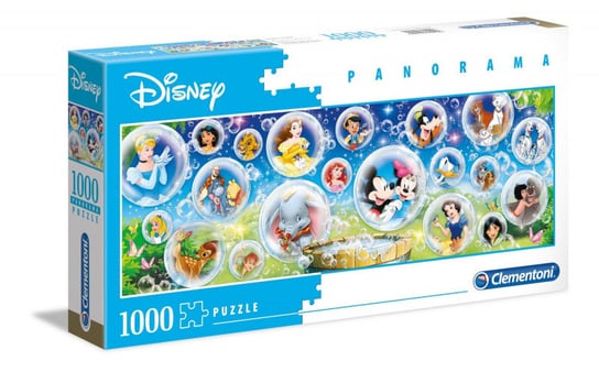 Clementoni, puzzle, Disney, Panorama Disney Classic, 1000 el. Clementoni