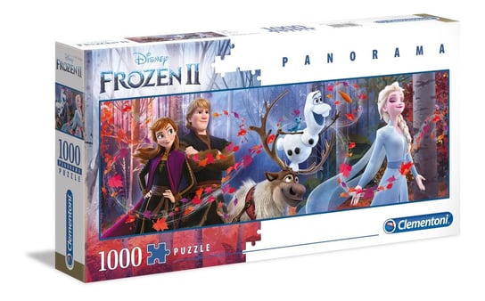 Clementoni, puzzle, Disney, Panorama High Quality Collection Frozen II, 1000 el. Clementoni