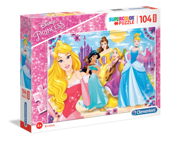 Clementoni, puzzle, Disney, Princess, 104 el. Clementoni