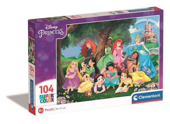 Clementoni, puzzle, Disney, Princess, 104 el. Clementoni