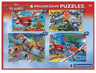Clementoni, puzzle, Disney, Samoloty, 20/60/100/180 el. Clementoni