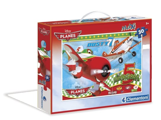 Clementoni, puzzle, Disney, Samoloty maxi, 30 el. Clementoni