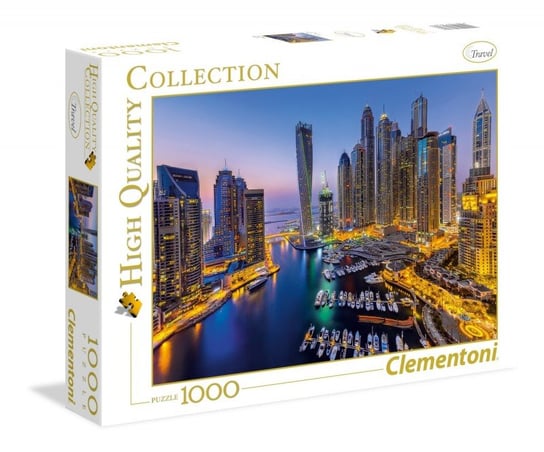 Clementoni, puzzle, Dubaj, 1000 el. Clementoni