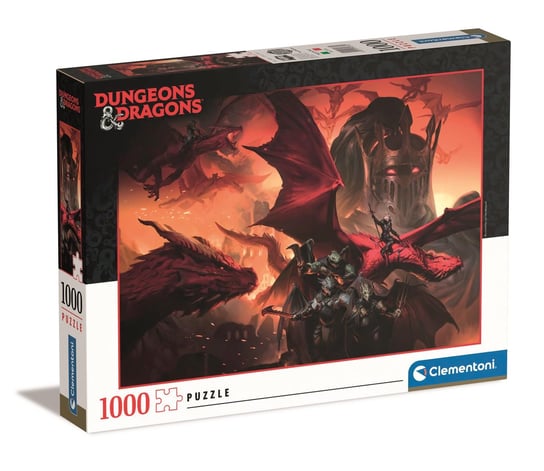 Clementoni, Puzzle Dungeons Dragons 39733, 1000 el. Clementoni