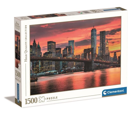 Clementoni, puzzle, East River at Dusk, 31693, 1500 el. Clementoni
