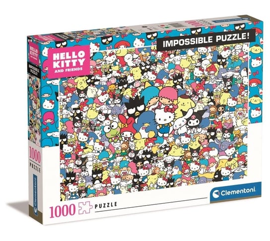 Clementoni, puzzle, El Impossible Hello Kitty, 1000 el. Clementoni
