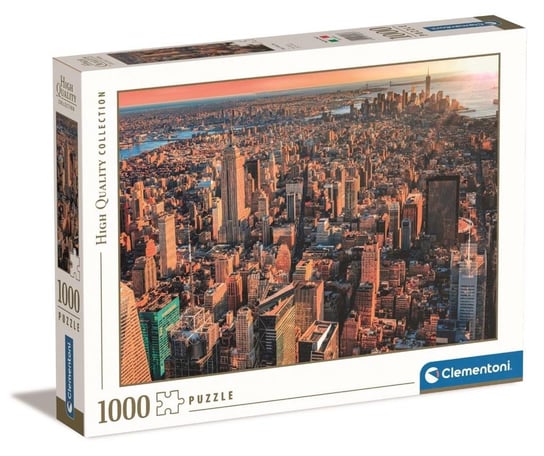 Clementoni, puzzle, El Nowy Jork, 1000 el. Clementoni