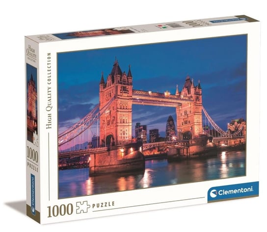 Clementoni, puzzle, El Tower Bridge W Nocy, 1000 el. Clementoni