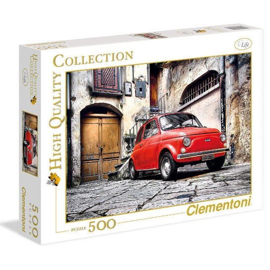 Clementoni, puzzle, Fiat, 500 el. Clementoni