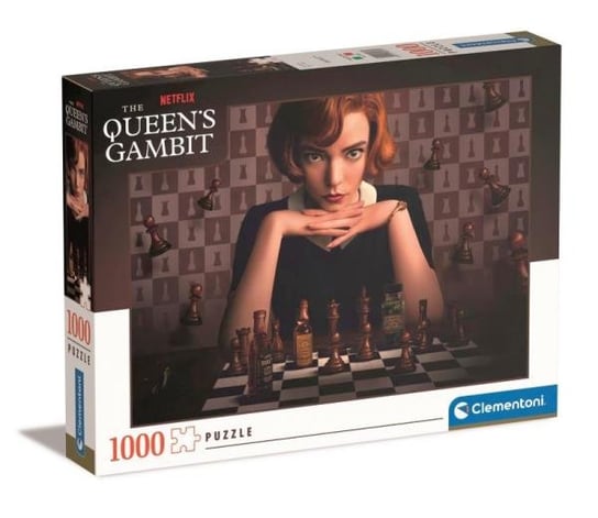 Clementoni, puzzle, Gambit Królowej. Queen's Gambit, 1000 el. Clementoni