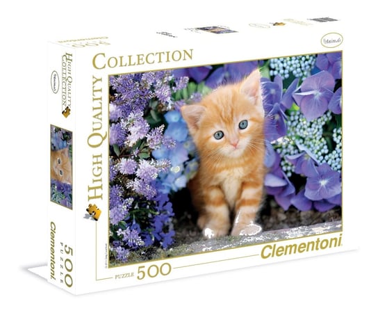 Clementoni, puzzle, Ginger Cat, 500 el. Clementoni