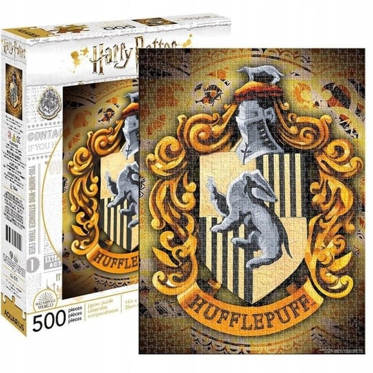 Clementoni, puzzle, Harry Potter Herb Domu Hufflepuff, 500 el. Clementoni