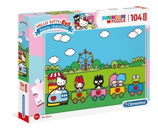 Clementoni, puzzle, Hello Kitty, 104 el. Clementoni
