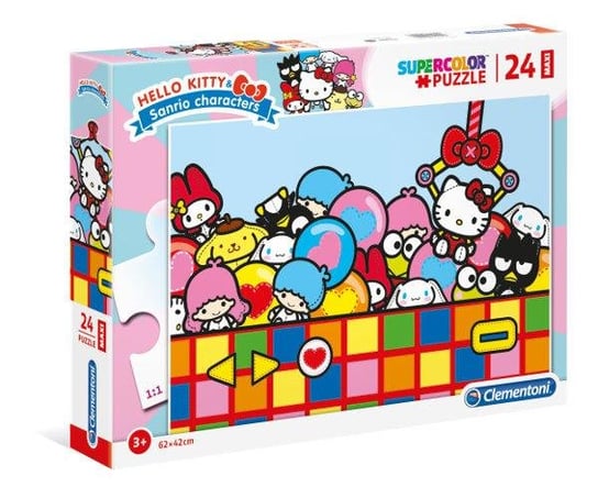 Clementoni, puzzle, Hello Kitty, 24 el. Clementoni