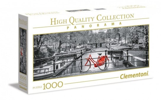 Clementoni, puzzle, High Quality - Amsterdamski rower, Panorama, 1000 el. Clementoni